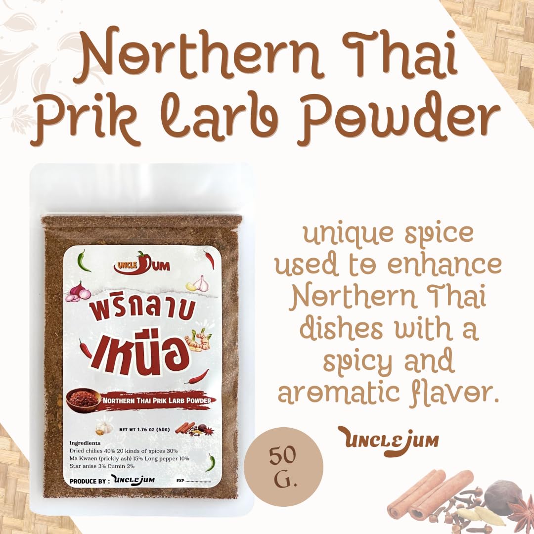 Northern Thai Prik Larb Seasoning: Spicy Chili Blend (50g)