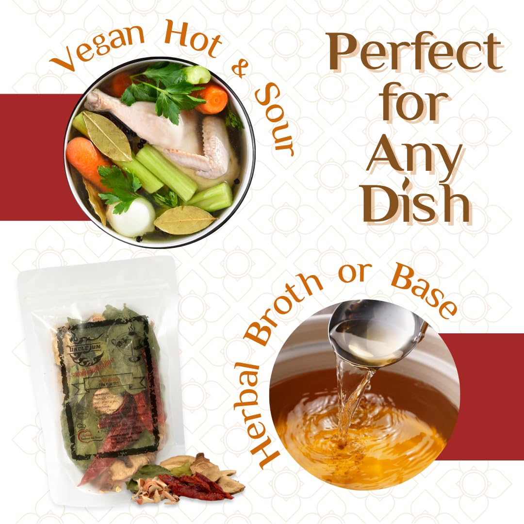 Tom Yum Soup Spices Set 40g – Authentic Thai Herbal Spice Blend for Hot & Sour Soup