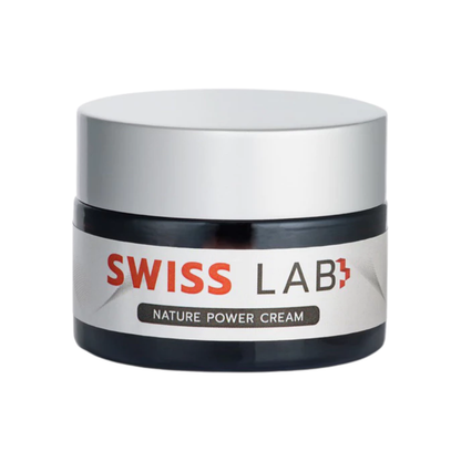 SWISS LAB Nature Power Cream Hydrating &amp; Brightening Daily Facial Moisturizer with Swiss Botanical Extracts 1 Fl Oz (30 mL)