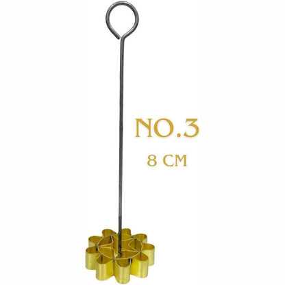 Thai Fried Flower Cake Mold – Brass Dok Jok / Kembang Goyang Dessert Maker