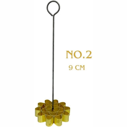 Thai Fried Flower Cake Mold – Brass Dok Jok / Kembang Goyang Dessert Maker