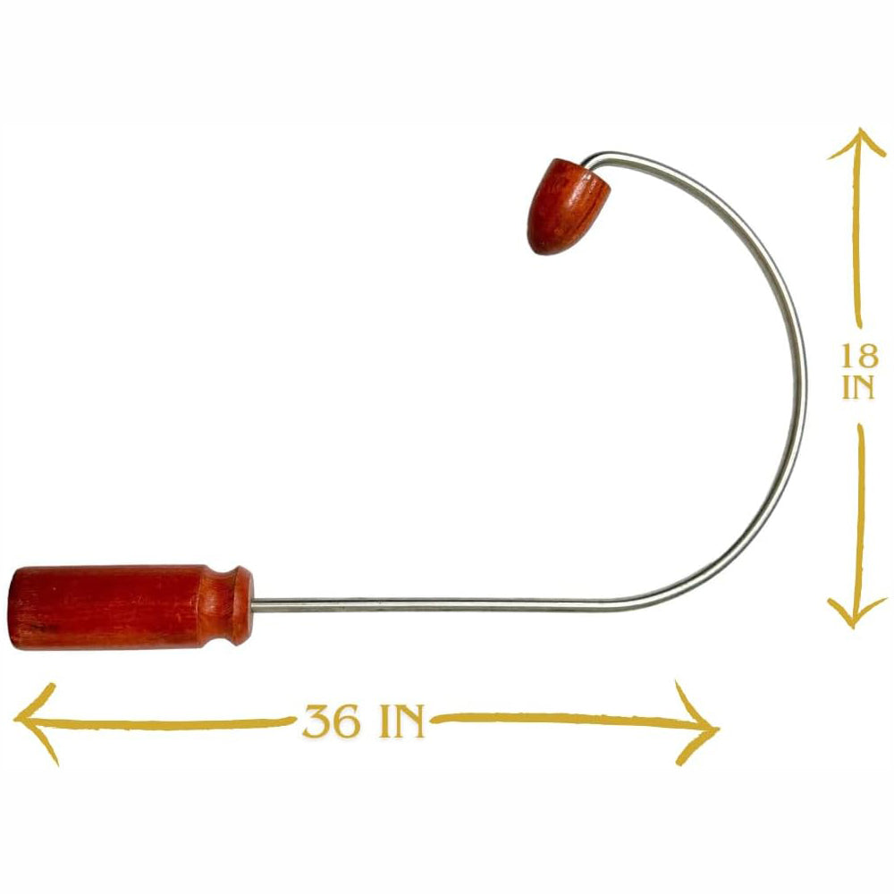 Traditional Thai Massage Wooden Stick Tool – Reflexology Hook Shoulder Massager