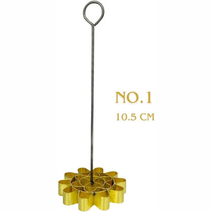 Thai Fried Flower Cake Mold – Brass Dok Jok / Kembang Goyang Dessert Maker