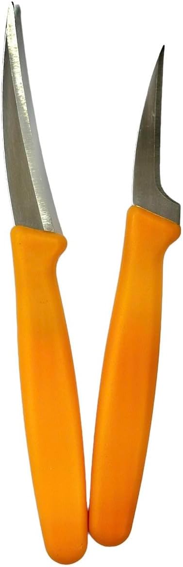 Thai Fruit Carving Knives Set: Handmade Stainless Steel Food Art Tools