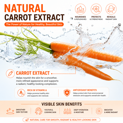Jula's Herb Carrot Aging Perfect Serum 40g – Carrot Extract, Coenzyme Q10 & Glutathione Anti-Aging Serum for Brighter, Firmer & Hydrated Skin