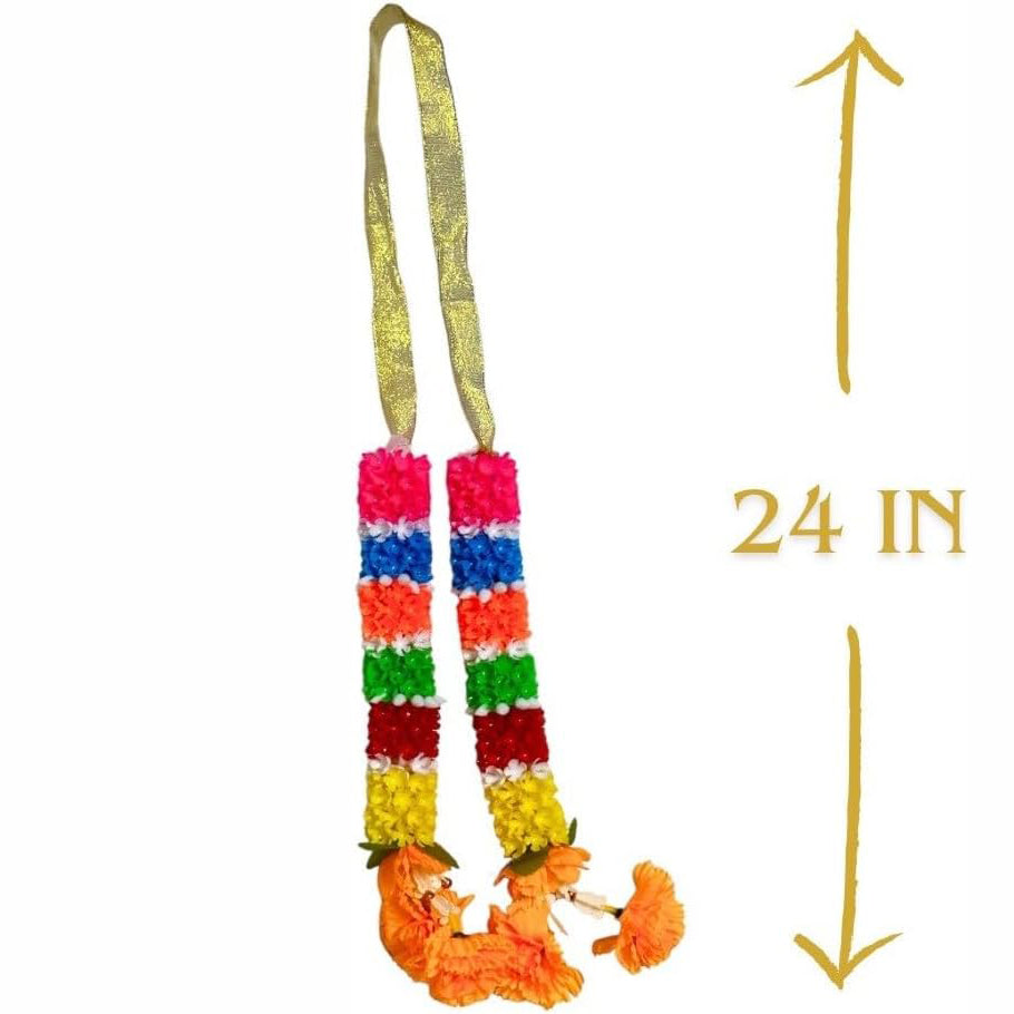 Muay Thai Boxing Flower Garland – 7-Color Thai Worship Necklace (24")