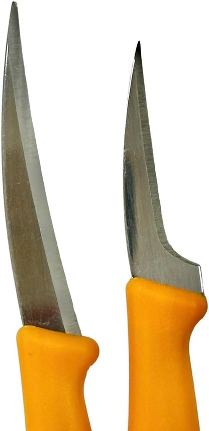 Thai Fruit Carving Knives Set: Handmade Stainless Steel Food Art Tools