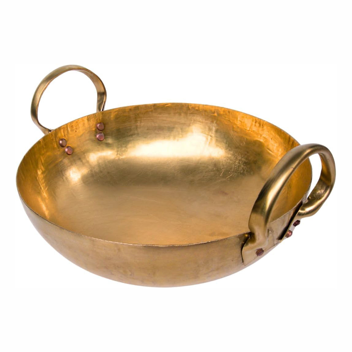 Brass Wok Pan – Thai Home Cooking &amp; Dessert Pan (6 , 8 , 12 inches)