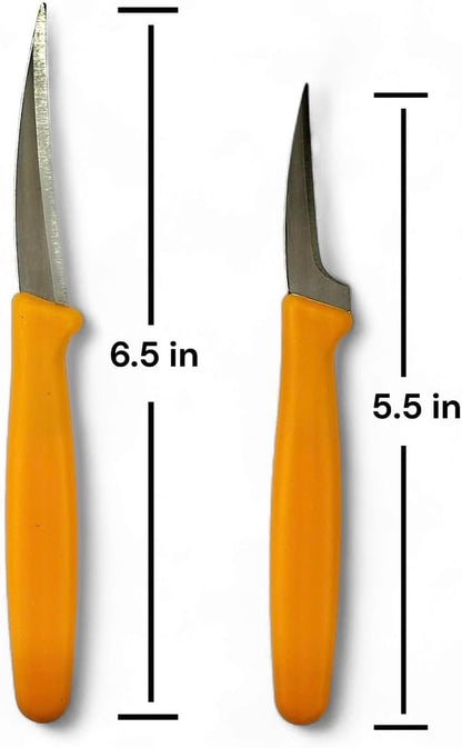 Thai Fruit Carving Knives Set: Handmade Stainless Steel Food Art Tools