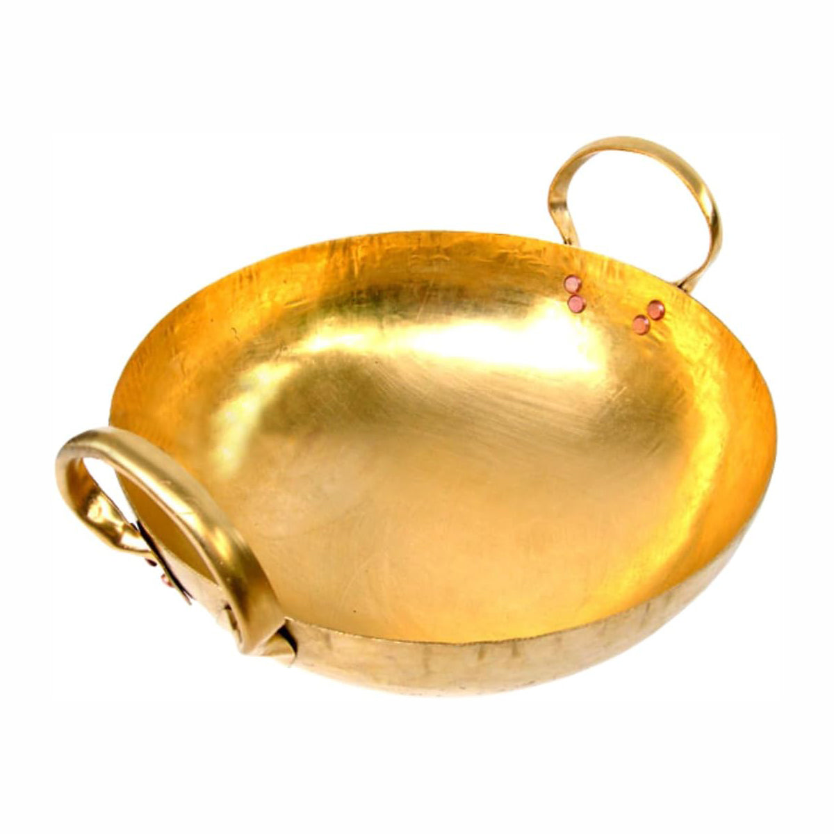 Brass Wok Pan – Thai Home Cooking &amp; Dessert Pan (6 , 8 , 12 inches)