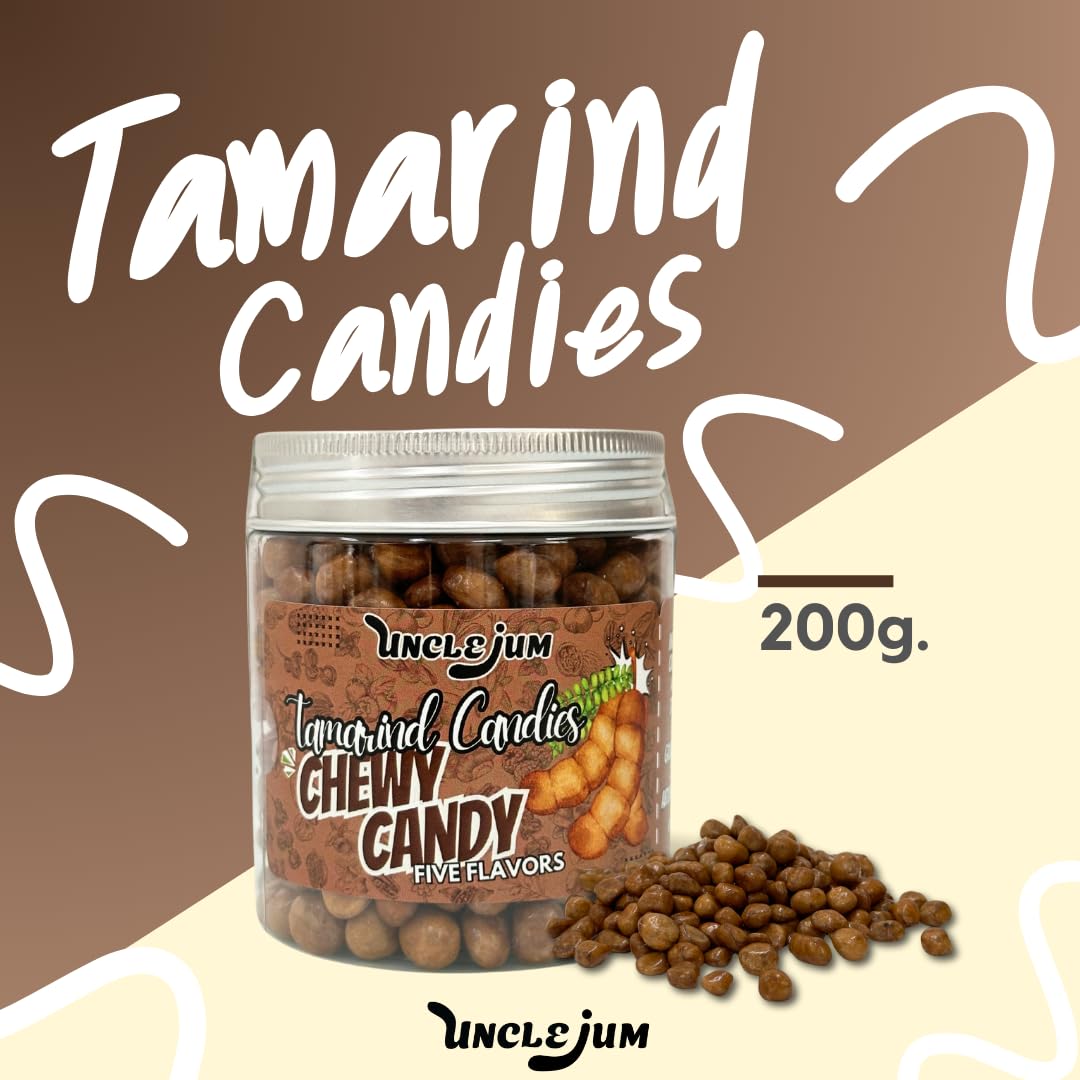 UNCLEJUM Thai Tamarind Chewy Candy: 5 Flavor Fusion Snack