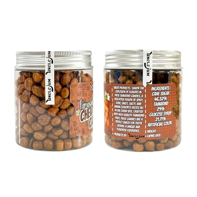 UNCLEJUM Thai Tamarind Chewy Candy: 5 Flavor Fusion Snack