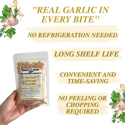 Thai Garlic Flakes: Dried Garlic Slice Chips for Authentic Cooking