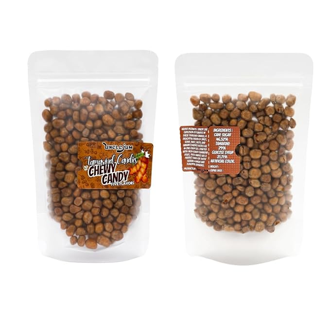 UNCLEJUM Thai Tamarind Chewy Candy: 5 Flavor Fusion Snack