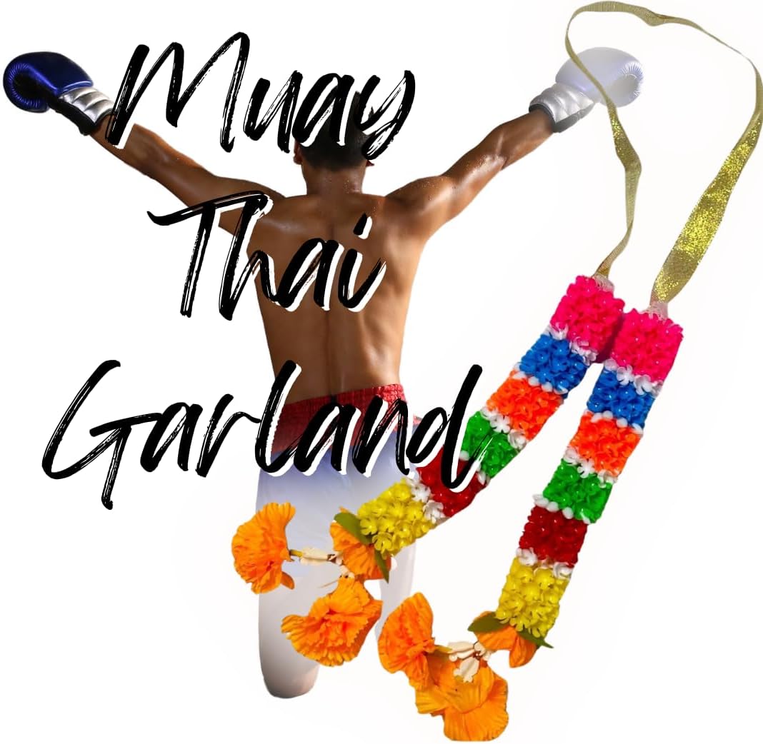 Muay Thai Boxing Flower Garland – 7-Color Thai Worship Necklace (24")