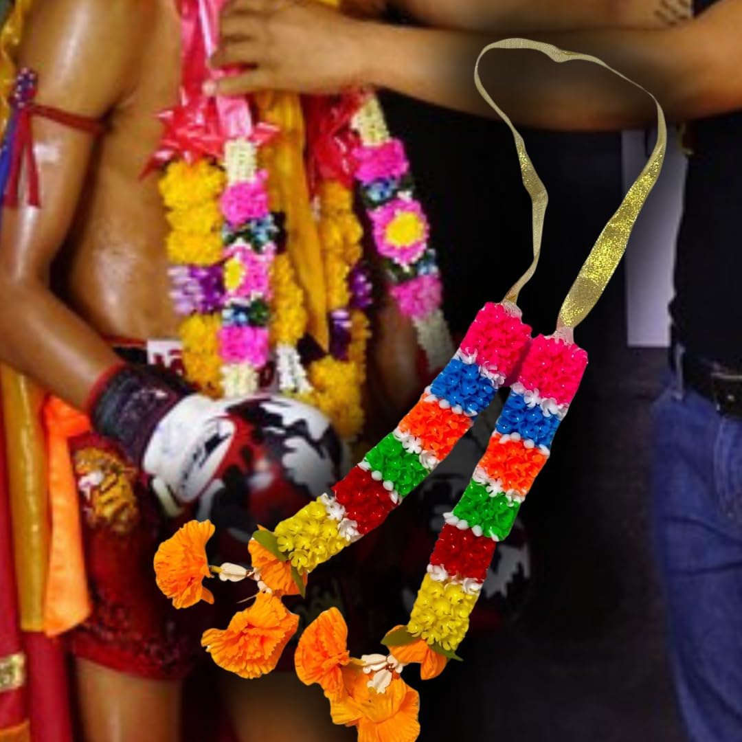 Muay Thai Boxing Flower Garland – 7-Color Thai Worship Necklace (24")