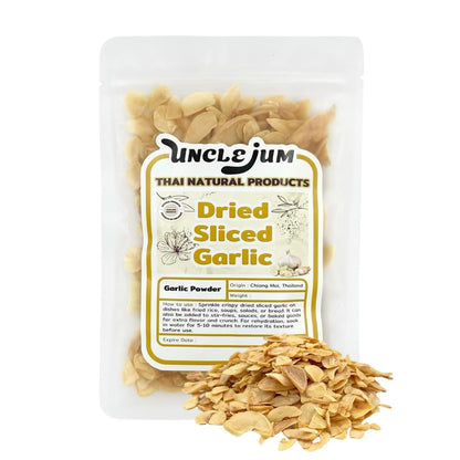 Thai Garlic Flakes: Dried Garlic Slice Chips for Authentic Cooking