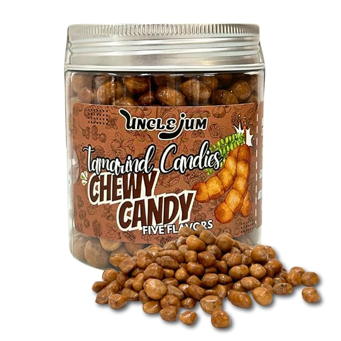 UNCLEJUM Thai Tamarind Chewy Candy: 5 Flavor Fusion Snack
