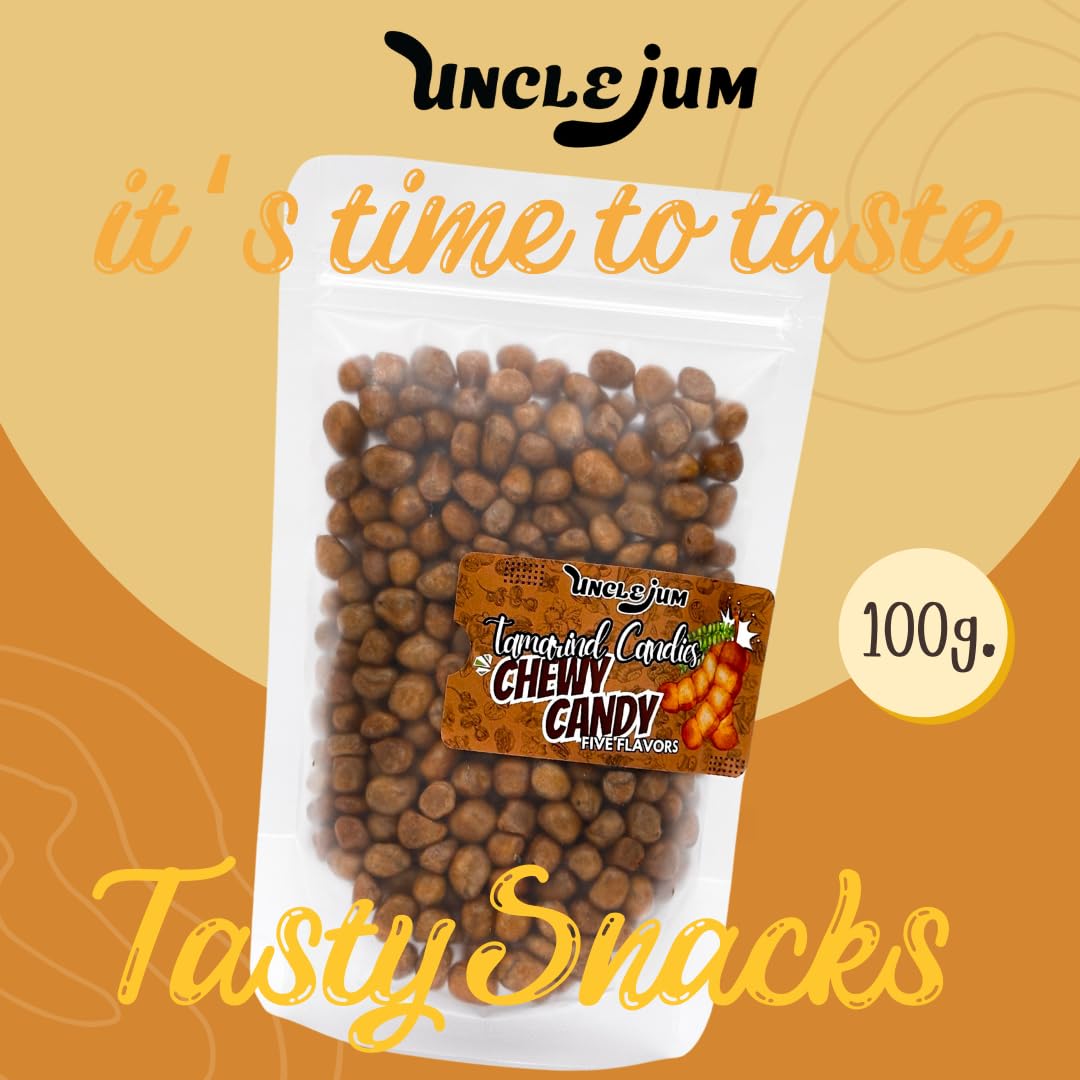 UNCLEJUM Thai Tamarind Chewy Candy: 5 Flavor Fusion Snack