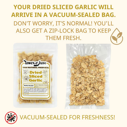 Thai Garlic Flakes: Dried Garlic Slice Chips for Authentic Cooking