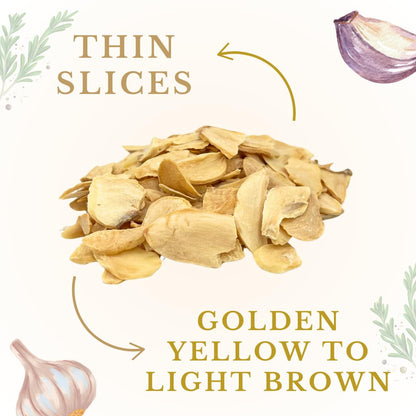 Thai Garlic Flakes: Dried Garlic Slice Chips for Authentic Cooking