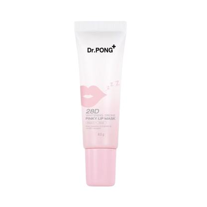 Dr.PONG 28D Whitening Drone Pinky Lip Mask 8.5g – Brightening Lip Mask with Vitamin C, Arbutin & Peptides | Hydrating Overnight Lip Treatment