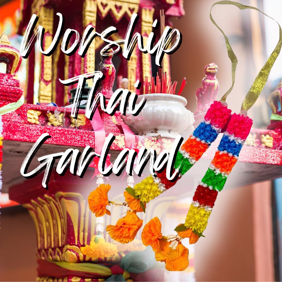 Muay Thai Boxing Flower Garland – 7-Color Thai Worship Necklace (24")