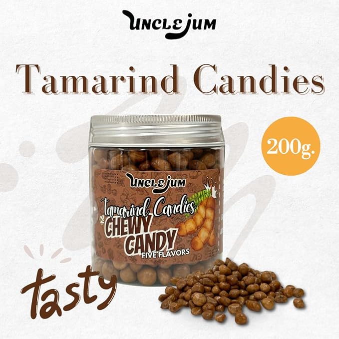 UNCLEJUM Thai Tamarind Chewy Candy: 5 Flavor Fusion Snack