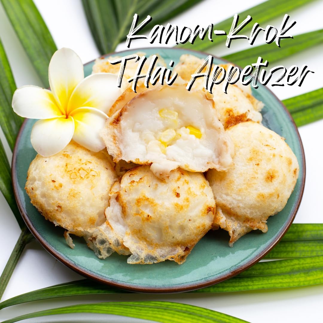 Kanom Krok Thai Coconut Pancake Pan / Takoyaki Maker – 28-Hole Cast Iron Pan (13")