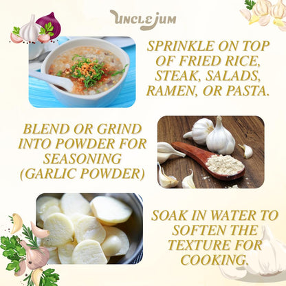 Thai Garlic Flakes: Dried Garlic Slice Chips for Authentic Cooking