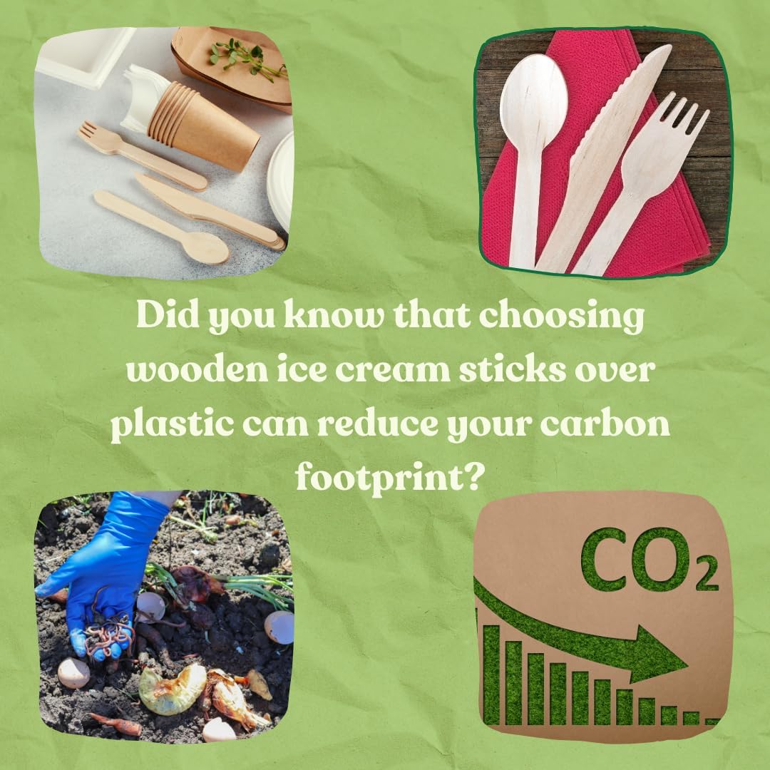 Disposable Wooden Cutlery Set – 150 Pcs (50 Spoons, 50 Forks, 50 Knives) – 6.5 inch Eco Flatware for Camping, BBQ, Parties &amp; Picnics | UNCLEJUM