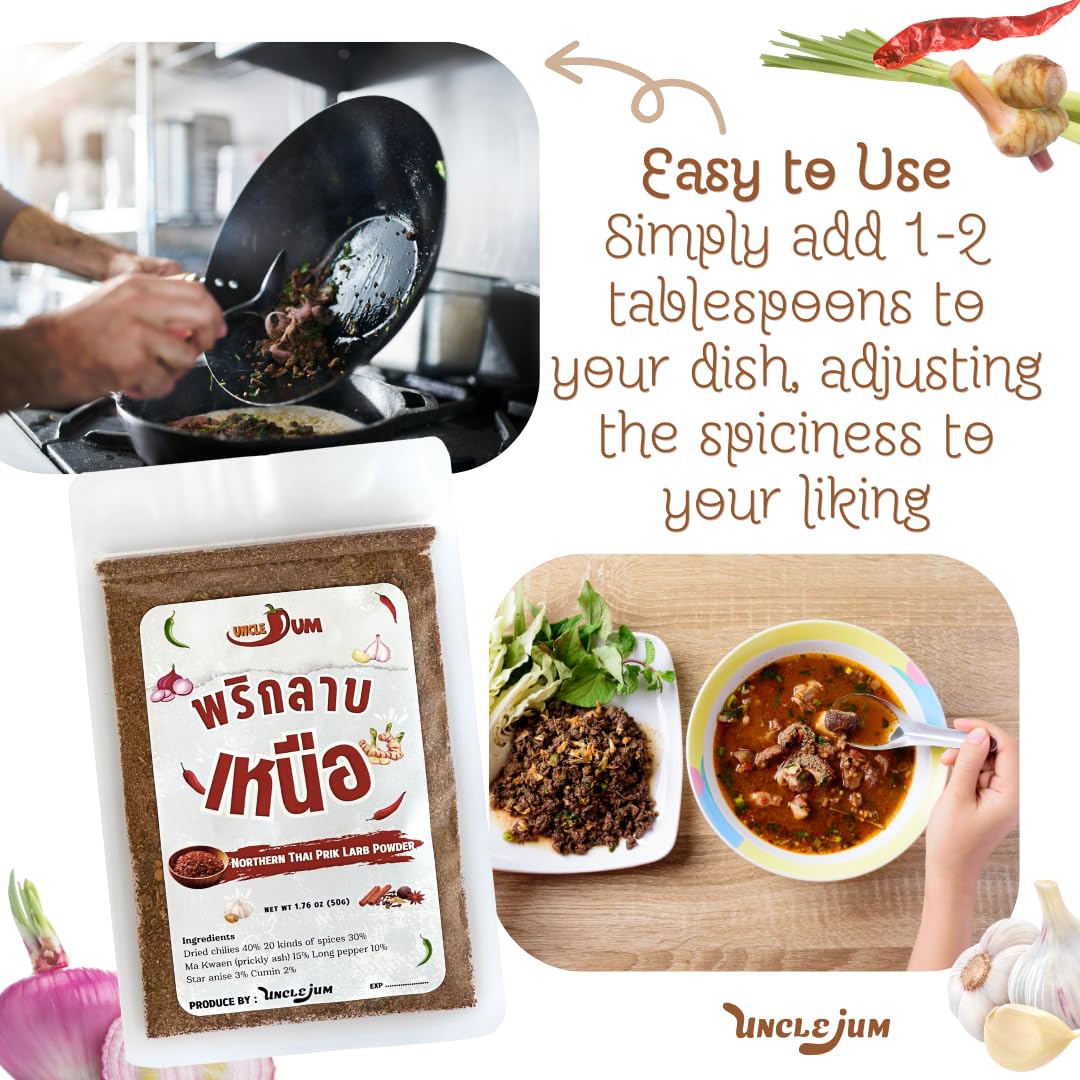 Northern Thai Prik Larb Seasoning: Spicy Chili Blend (50g)