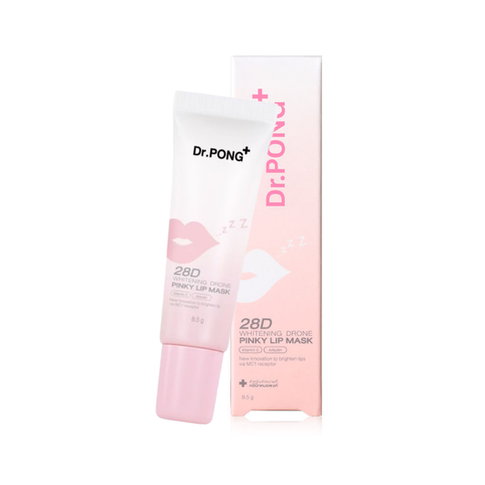 Dr.PONG 28D Whitening Drone Pinky Lip Mask 8.5g – Brightening Lip Mask with Vitamin C, Arbutin & Peptides | Hydrating Overnight Lip Treatment