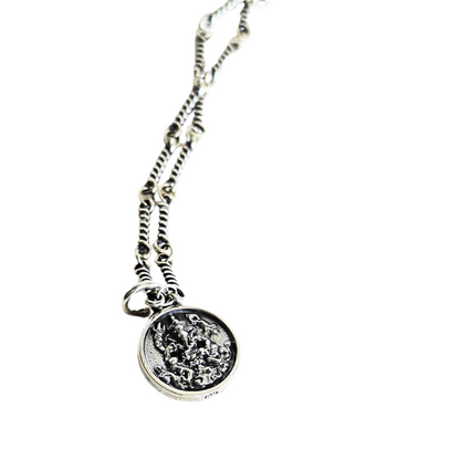 Phra Ganesh – Ohm Thai Hindu Amulet Pendant  925 Sterling Silver Ganesha Charm, Handcrafted in Thailand