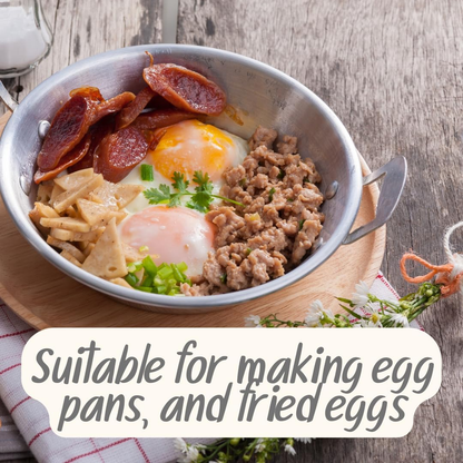 Versatile Thai Kai-Kra-Ta (ไข่กระทะ) Breakfast Pan 6 Inch Traditional Thai Cooking Pan for Fried Eggs, Omelets, Stir-Fry & Everyday Meals