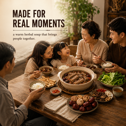 UNCLEJUM Bak Kut Teh Herbal Soup Mix – Herbs & Spices for Aromatic Herbal Broth – 55g × 3 Packs