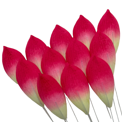 UNCLEJUM Artificial Lotus Flower Petals 50pcs – 3 Inch Realistic Fabric Petals for DIY Floral Arrangements, Crafts & Decorations