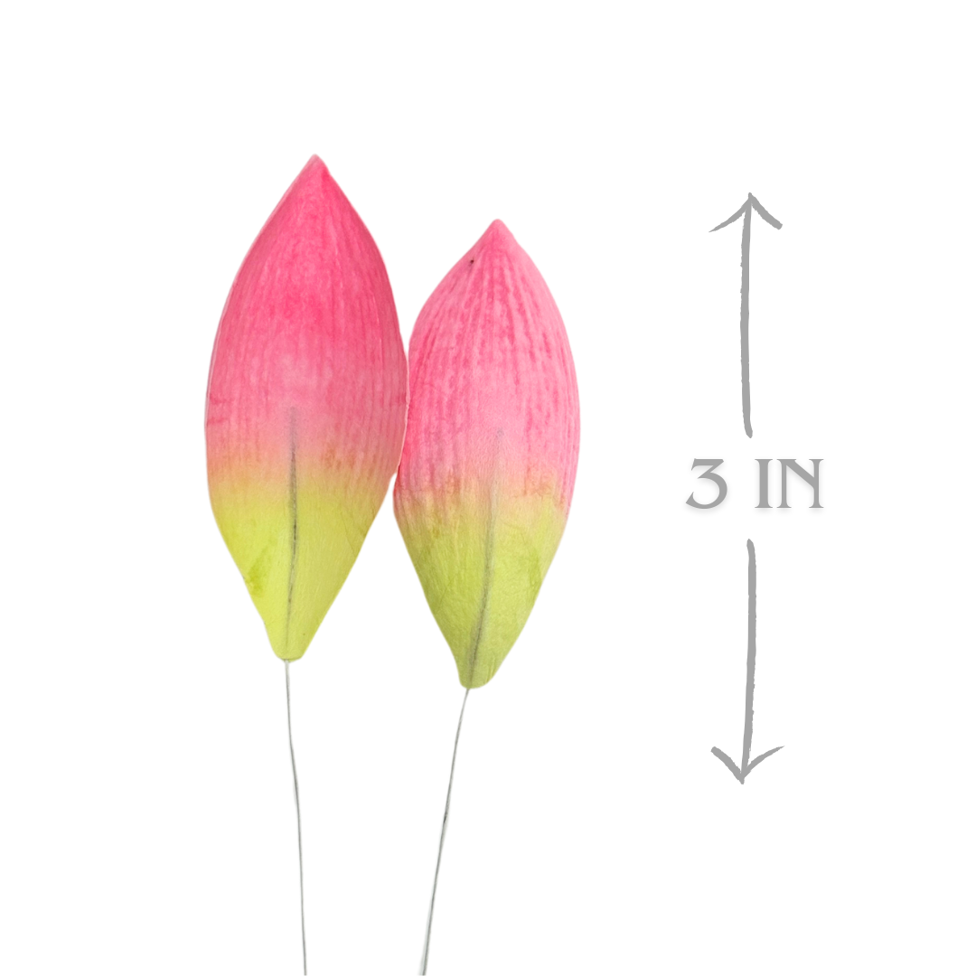 UNCLEJUM Artificial Lotus Flower Petals 50pcs – 3 Inch Realistic Fabric Petals for DIY Floral Arrangements, Crafts & Decorations