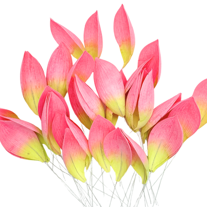 UNCLEJUM Artificial Lotus Flower Petals 50pcs – 3 Inch Realistic Fabric Petals for DIY Floral Arrangements, Crafts & Decorations