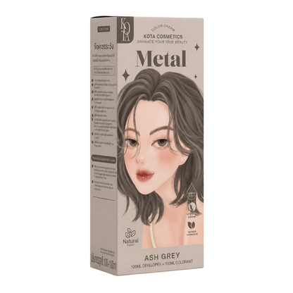 KOTA Cosmetics Color Cream – Hair Color Cream with 12 Shades – 100ml Colorant + 100ml Developer