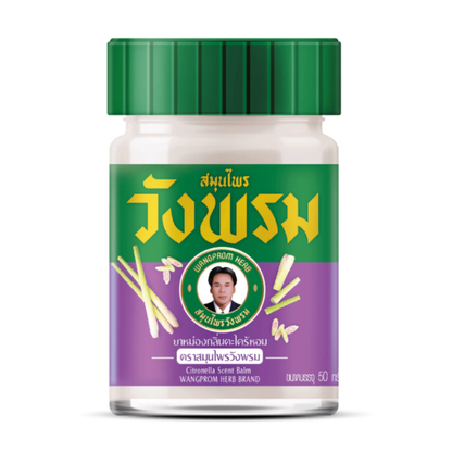 Thai Traditional Herbal Balm – Wang Prom Ancient Herbal Formula | Cooling & Warming Herbal Balms | Product of Thailand