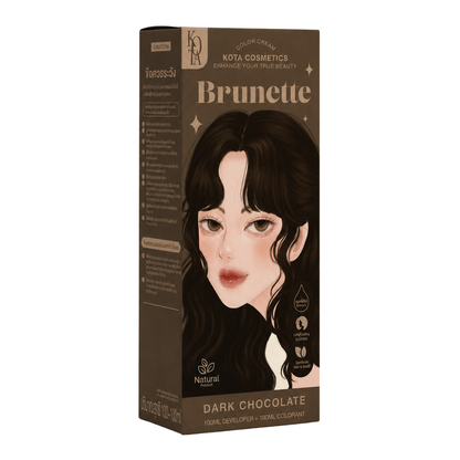 KOTA Cosmetics Color Cream – Hair Color Cream with 12 Shades – 100ml Colorant + 100ml Developer