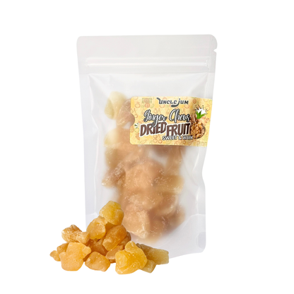 UNCLEJUM Ginger Chews – Sweet & Warm Dried Ginger Snack with Real Ginger – Soft & Chewy – 150g