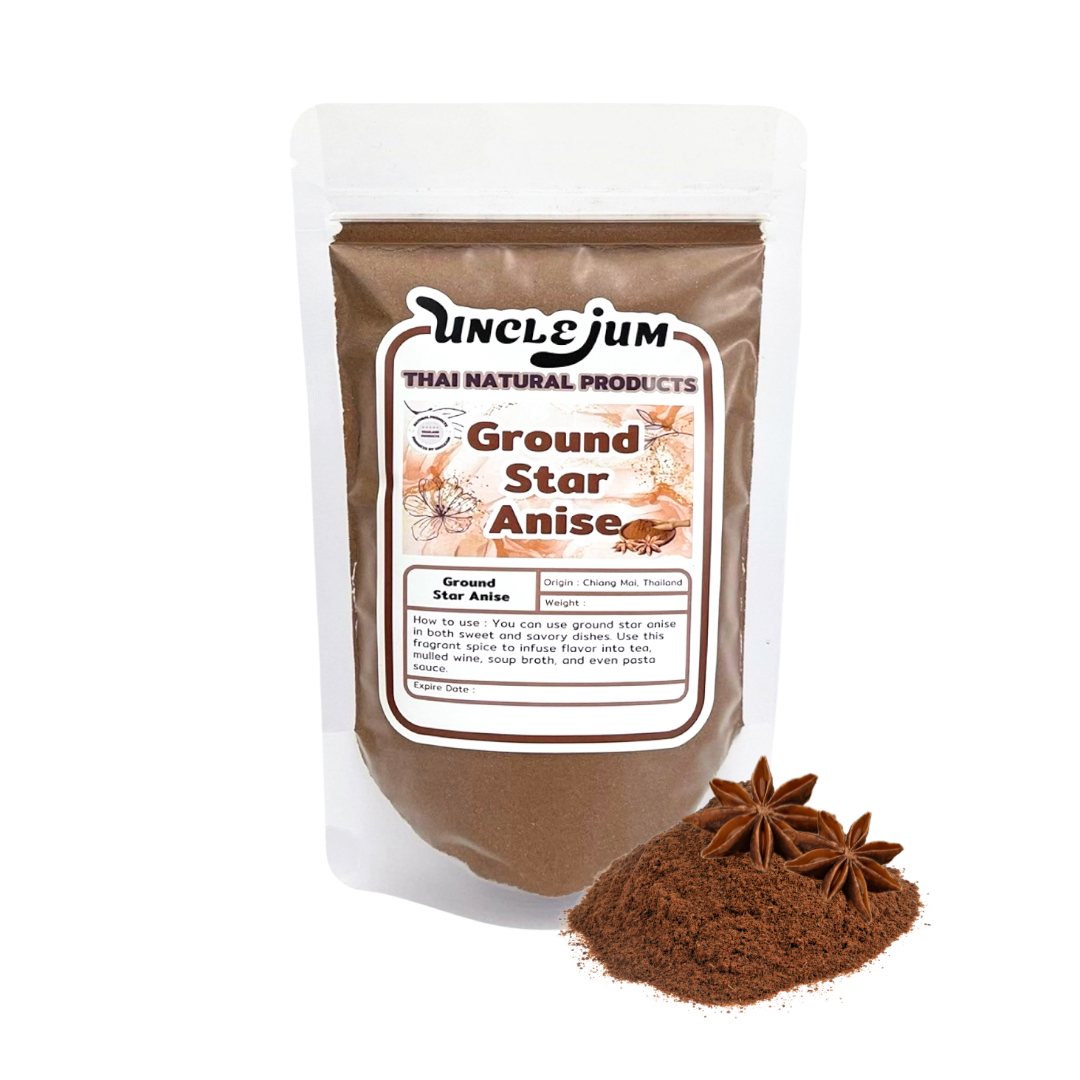 UNCLEJUM Ground Star Anise 100g aromatic ground spice