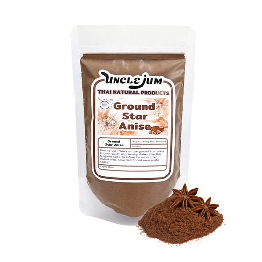 UNCLEJUM Ground Star Anise 100g aromatic ground spice