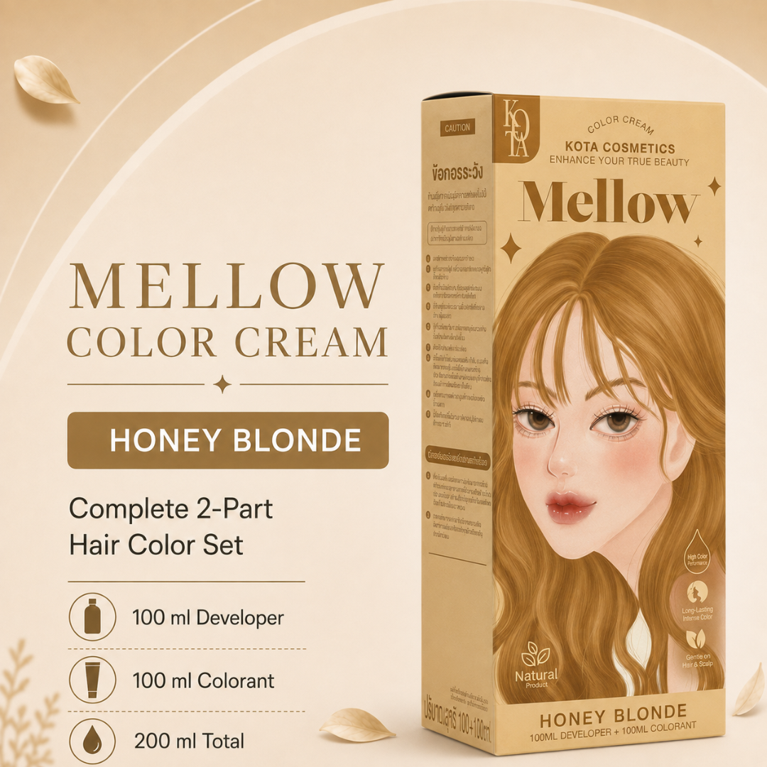 KOTA Cosmetics Color Cream – Hair Color Cream with 12 Shades – 100ml Colorant + 100ml Developer