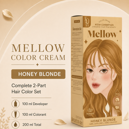 KOTA Cosmetics Color Cream – Hair Color Cream with 12 Shades – 100ml Colorant + 100ml Developer