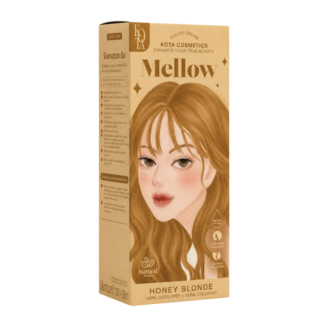 KOTA Cosmetics Color Cream – Hair Color Cream with 12 Shades – 100ml Colorant + 100ml Developer