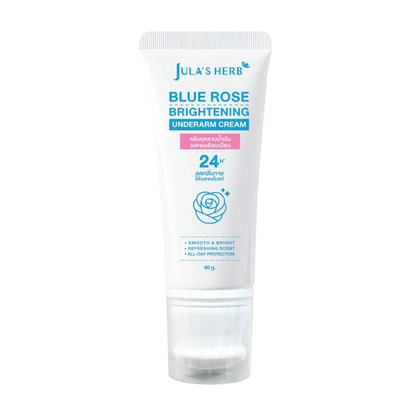 JULA'S HERB Blue Rose Brightening Underarm Cream 40g Brightening Underarm Cream with Blue Rose, Alpha Arbutin & Natural Deodorizing Technology