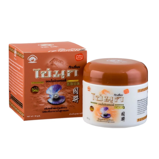 Kokliang Pearl Cream 30g – Chinese Pearl Brightening Cream with Cordyceps, Licorice & Aloe Vera Helps Fade Dark Spots, Even Skin Tone & Restore Youthful Radiance